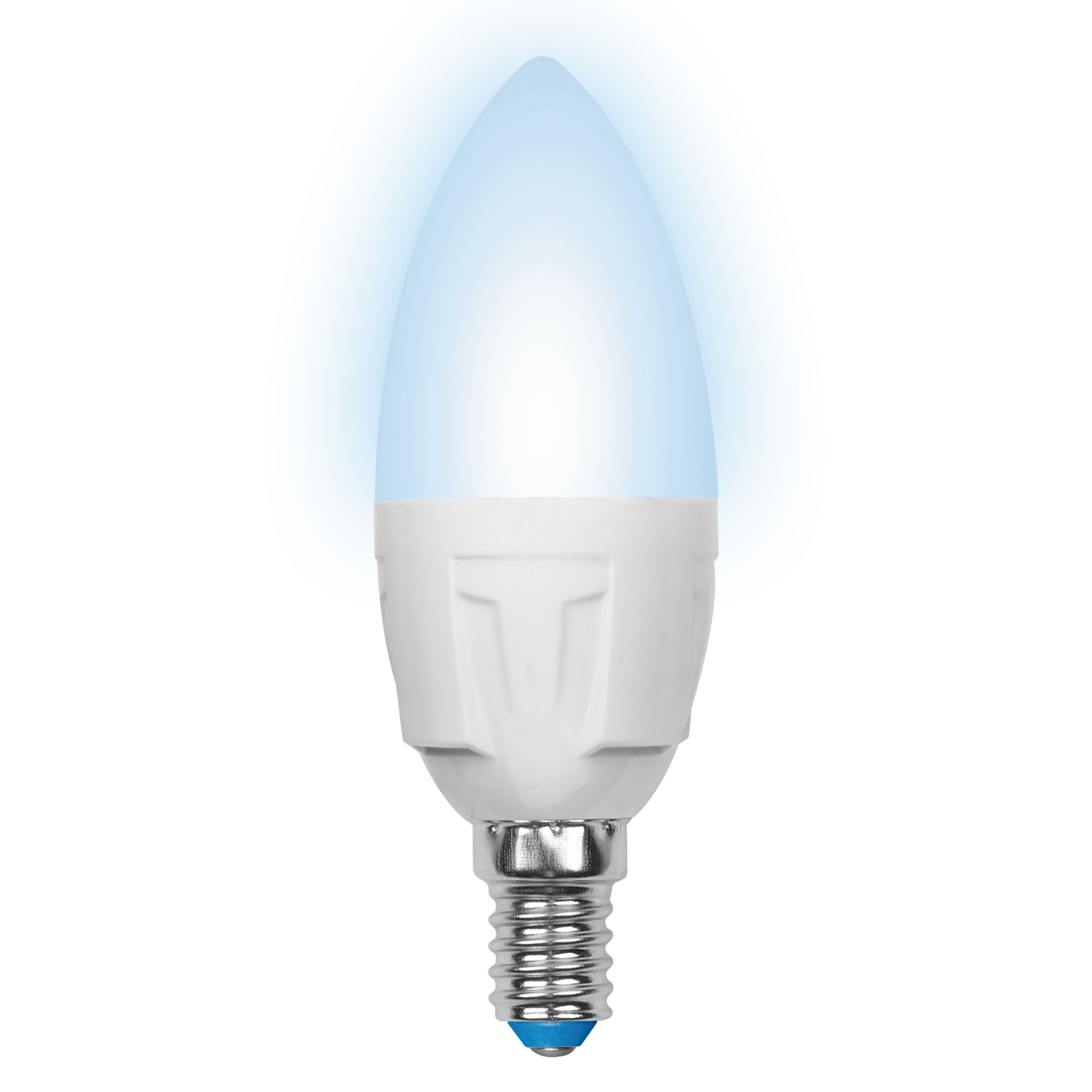 LED-C37 7W/NW/E14/FR PLP01WH картон