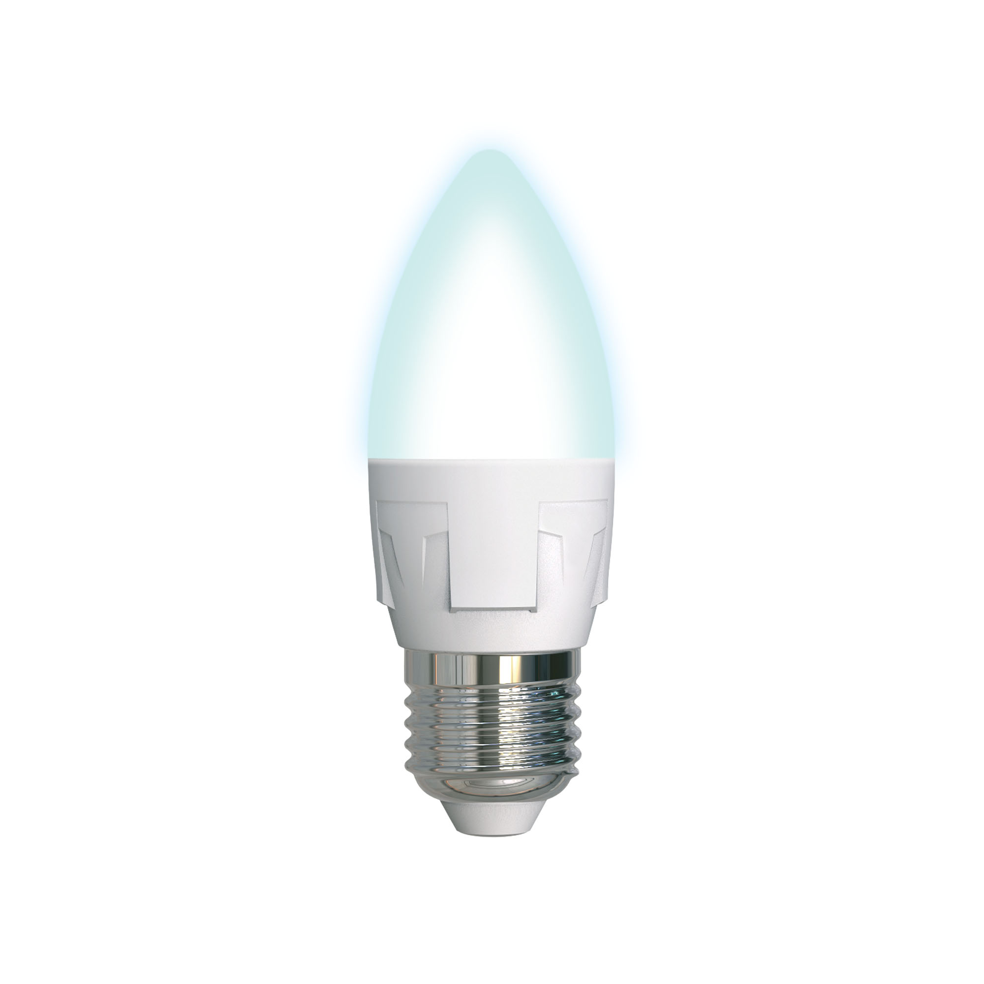 LED-C37 7W/NW/E27/FR PLP01WH картон