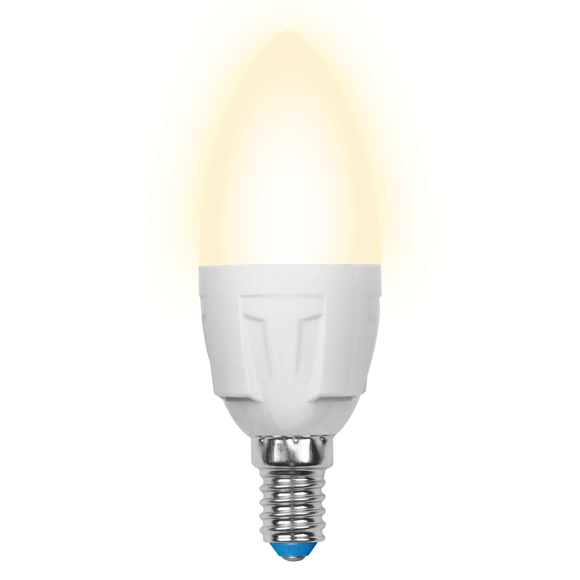 LED-C37 7W/WW/E14/FR PLP01WH картон