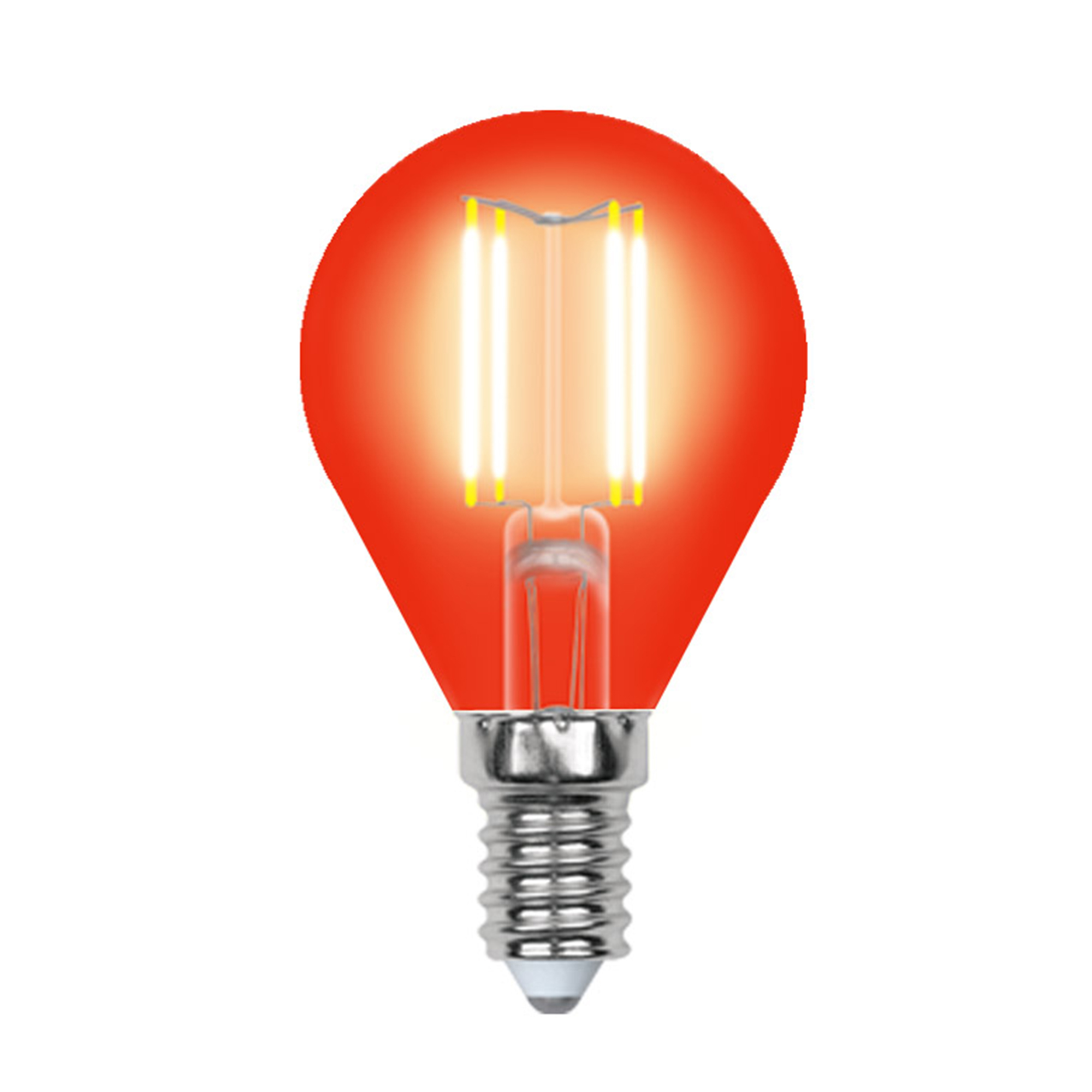 LED-G45-5W/RED/E14 GLA02RD картон