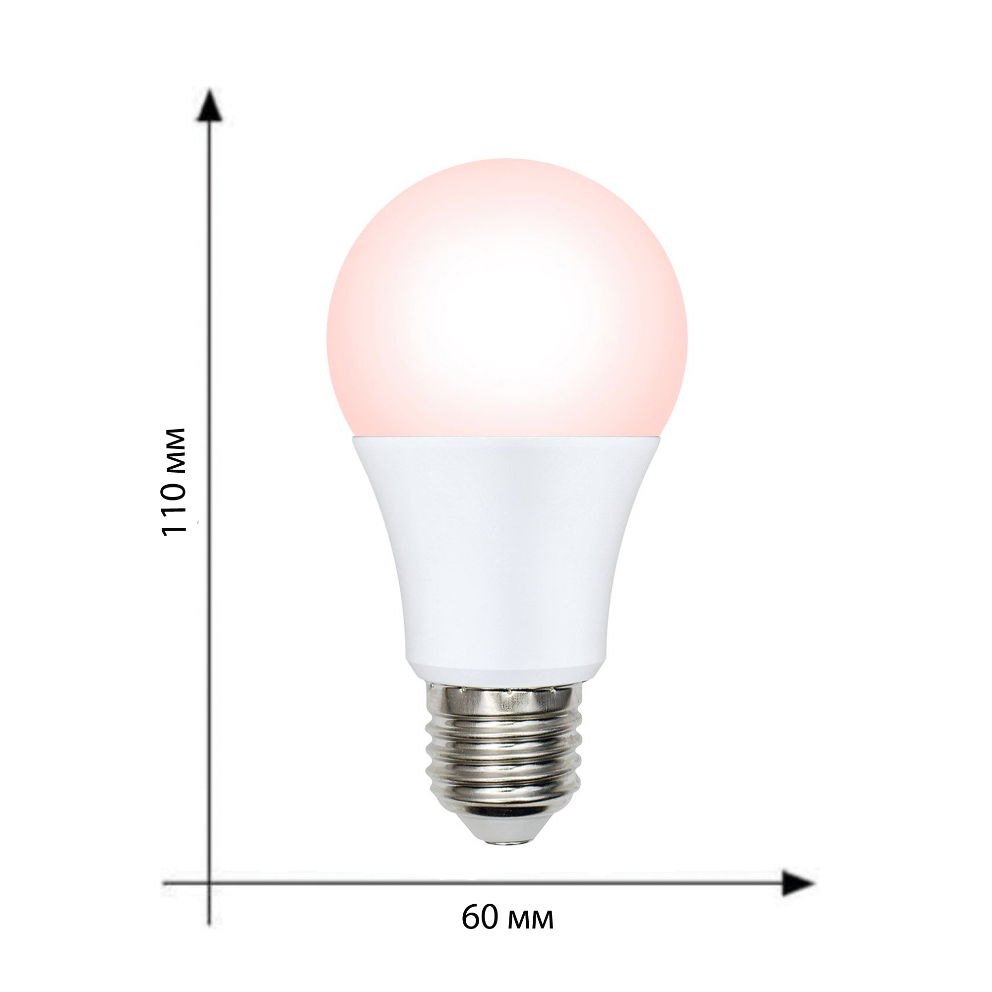 LED-A60-9W/SCEP/E27/FR/DIM IP65 PLO65WH