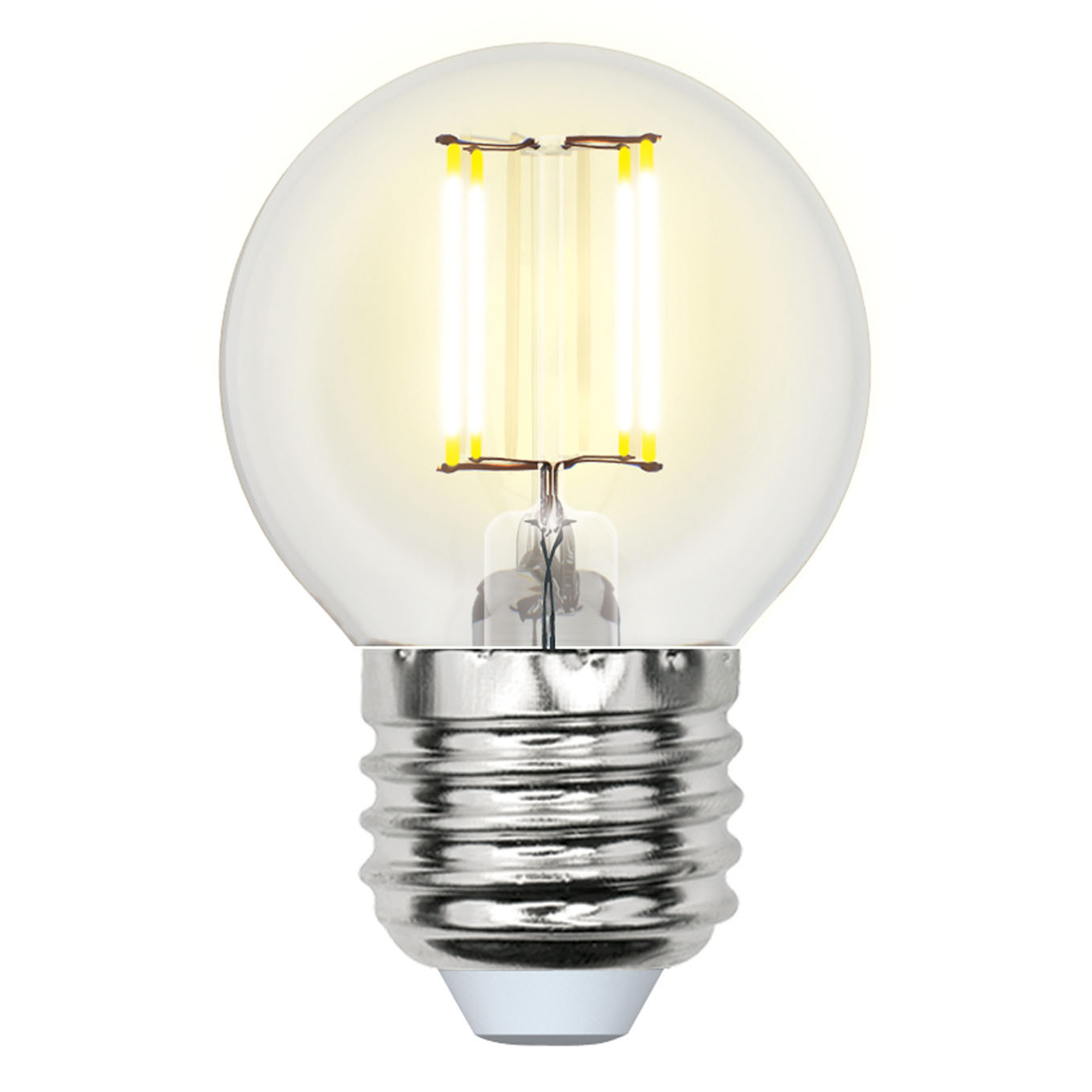 LED-G45-7,5W/WW/E27/CL GLA01TR картон