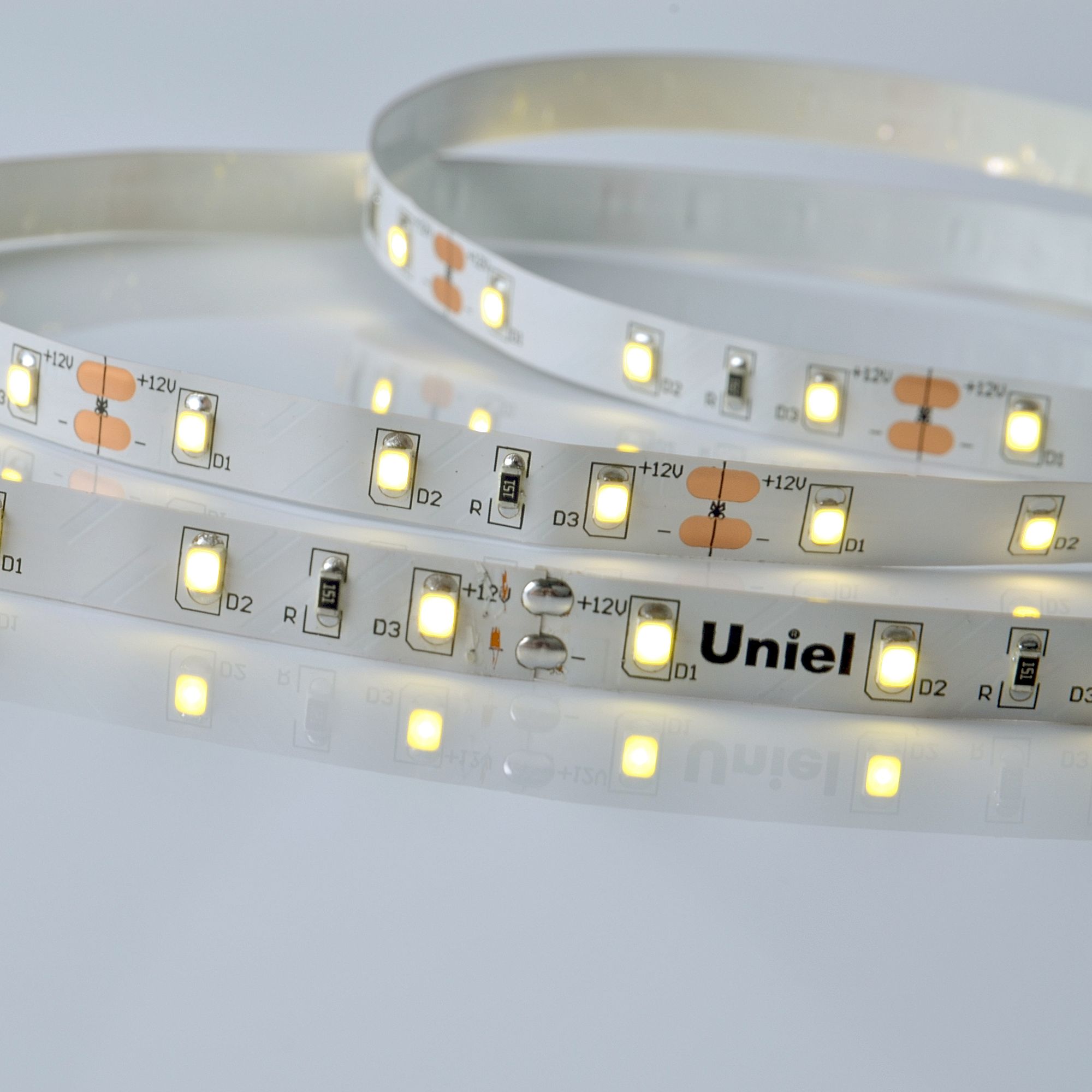 ULS-M11-2835-60LED/m-8mm-IP20-DC12V-4,8W/m-4M-4000K PROFI катушка в герметичной упаковке