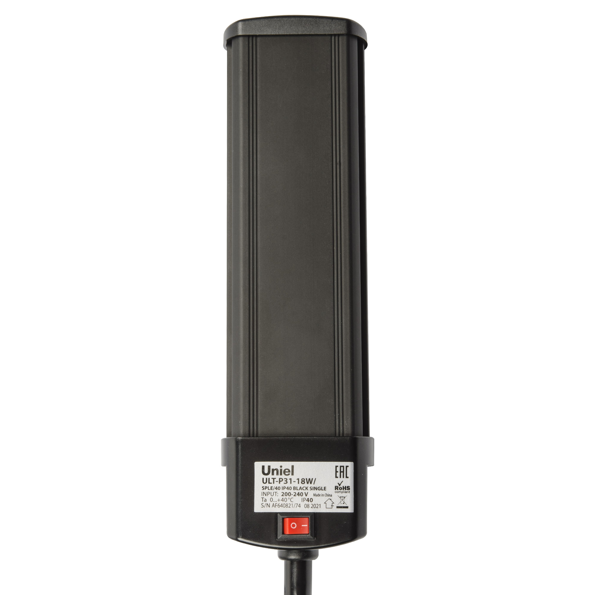 ULT-P31-18W/SPLE/40 IP40 BLACK SINGLE