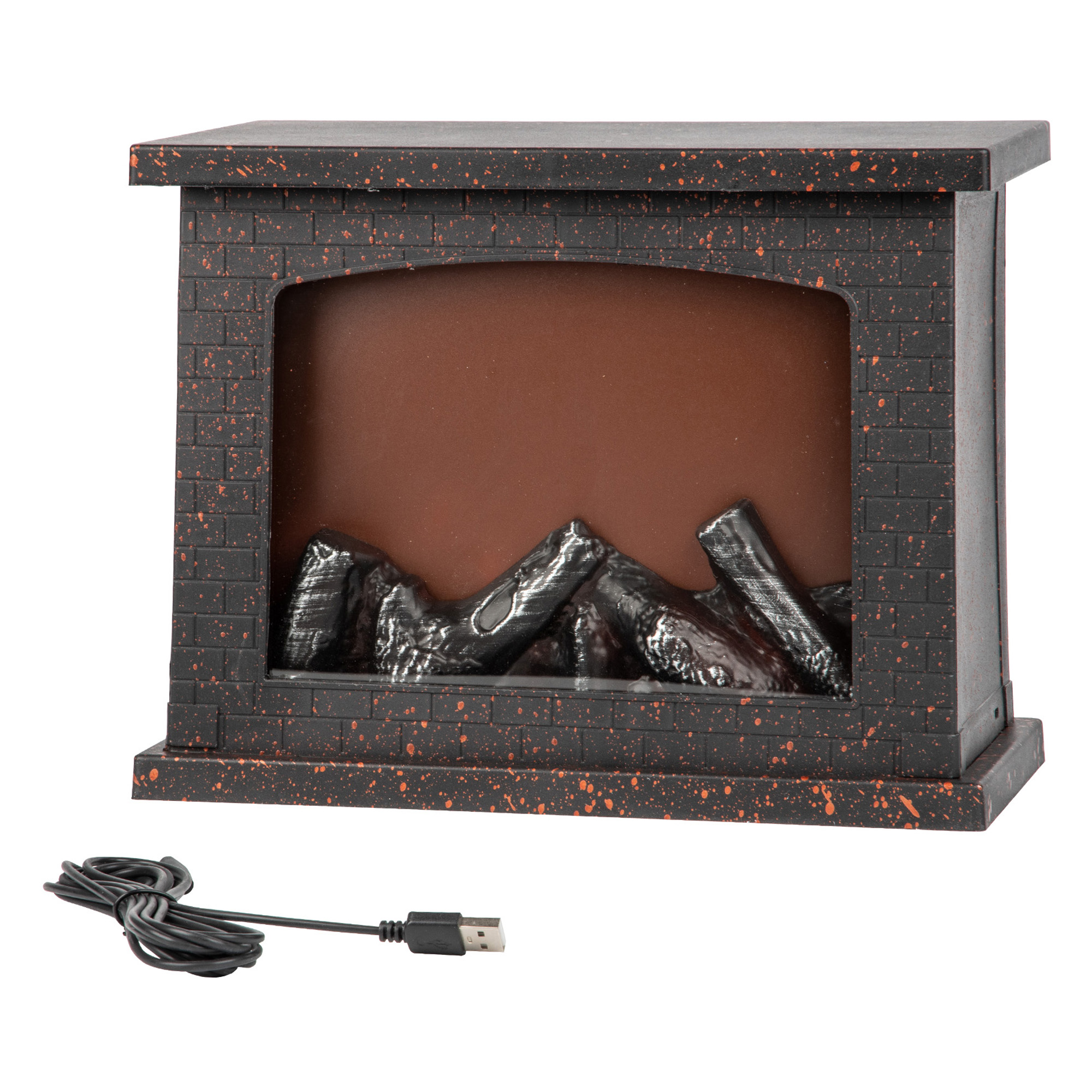ULD-L2821-005/DNC/RED BLACK FIREPLACE