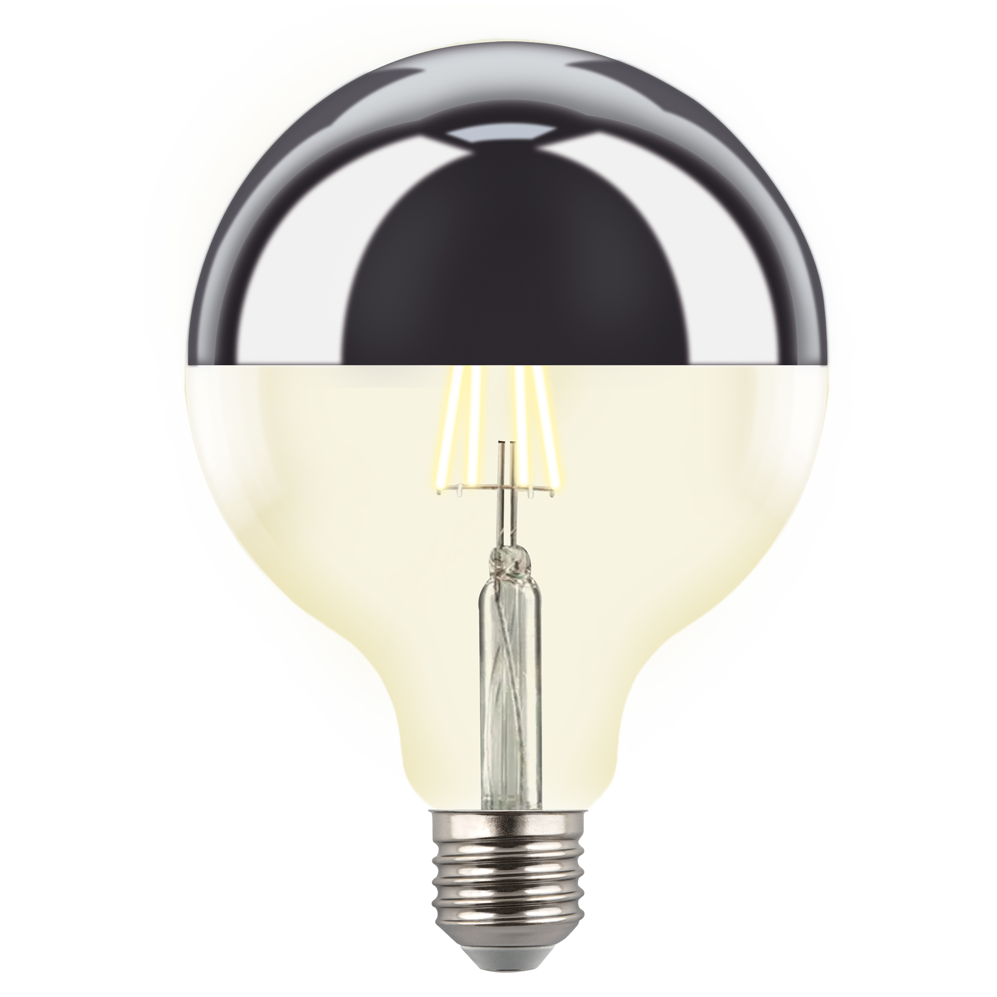 LED-G125-4W/3000K/E27/CL MIRROR/CHROME PLS02WH