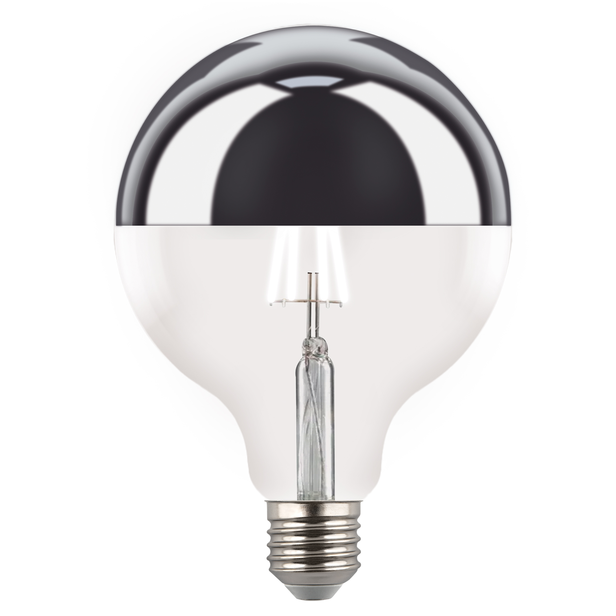 LED-G125-4W/4000K/E27/CL MIRROR/CHROME PLS02WH
