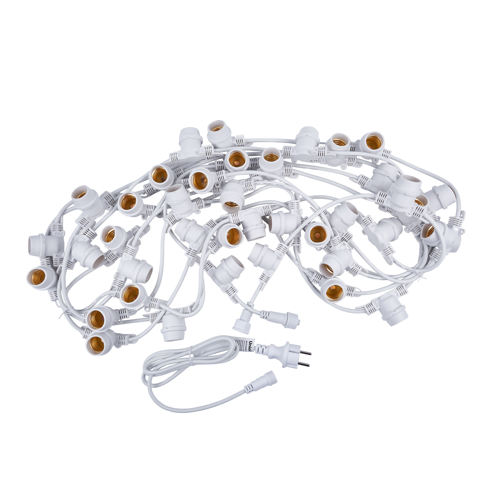 UDL-K110 40/E27/10M IP65 WHITE BELT-LIGHT