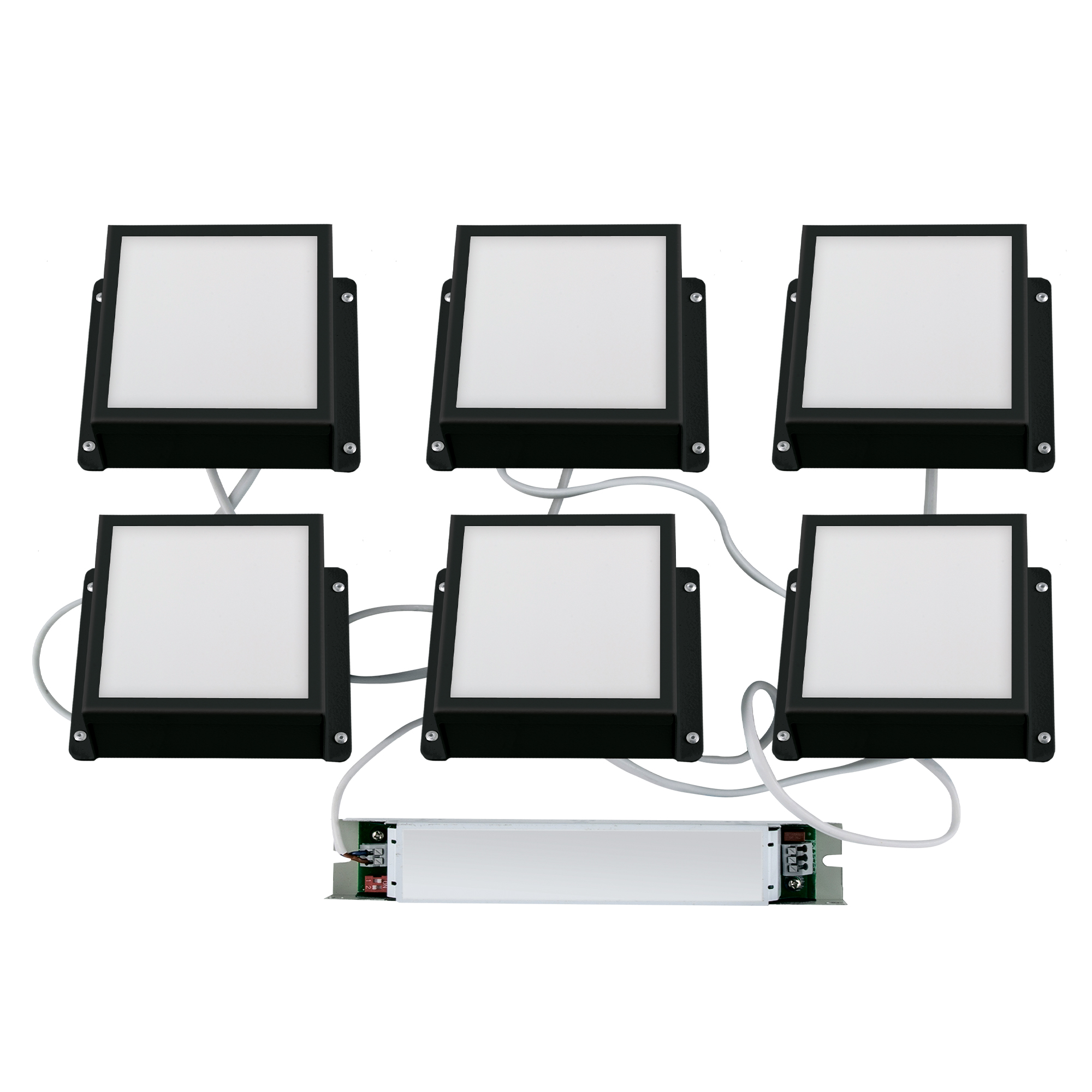 ULP-1010-42W/4000K IP54 GRILYATO OPAL BLACK KIT06