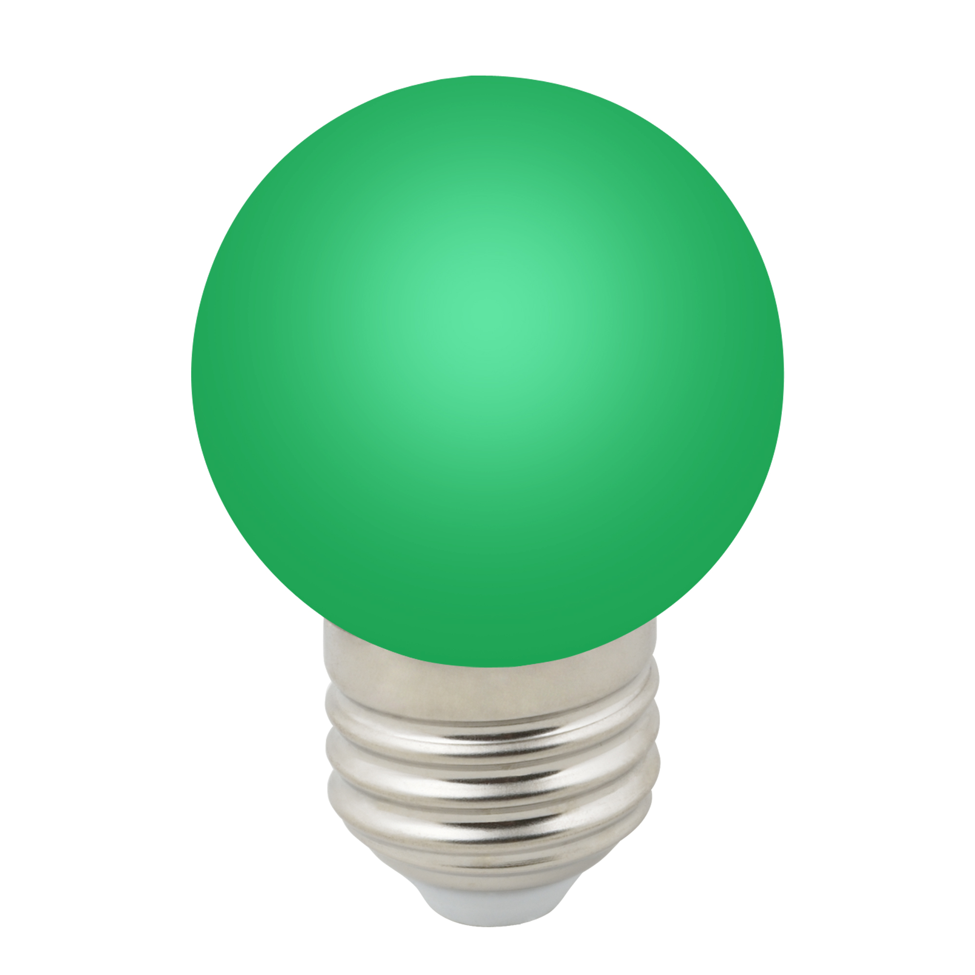 LED-G45-1W/GREEN/E27/FR/С