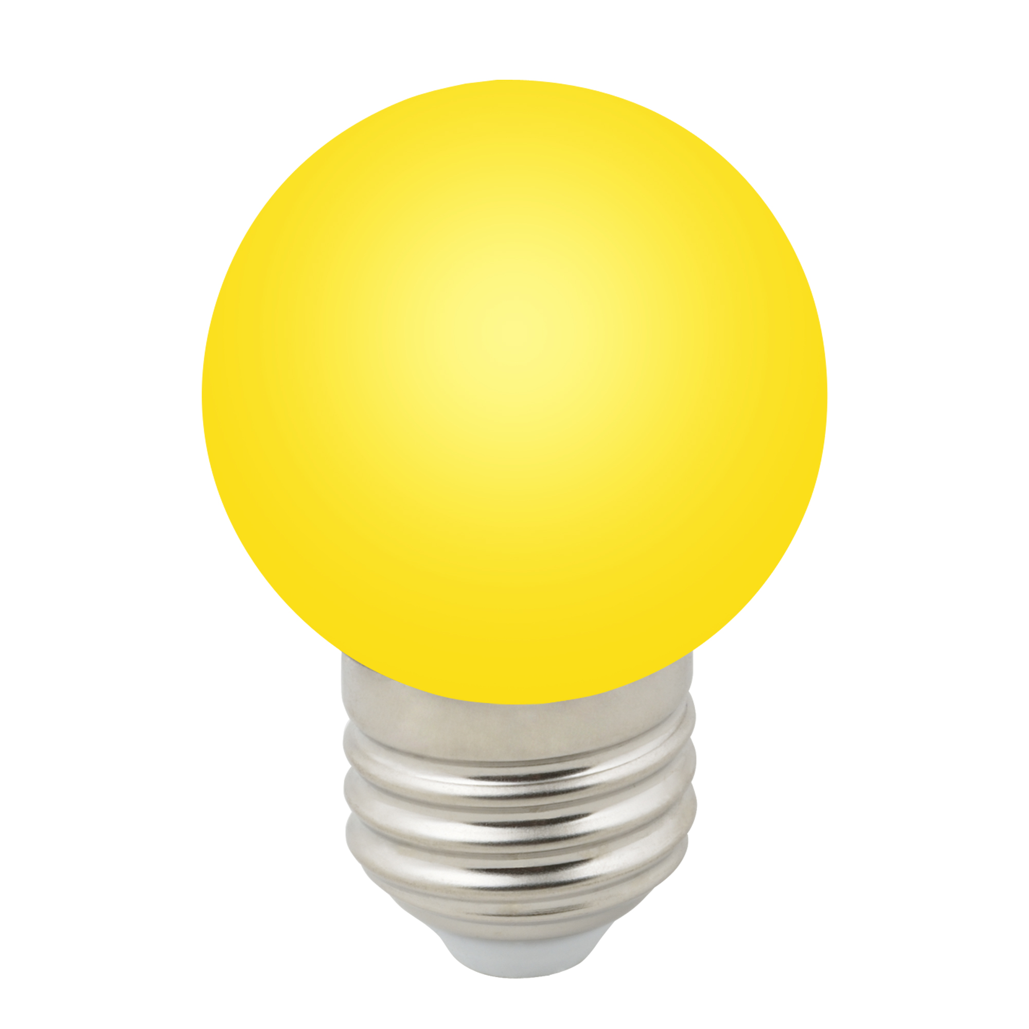 LED-G45-1W/YELLOW/E27/FR/С
