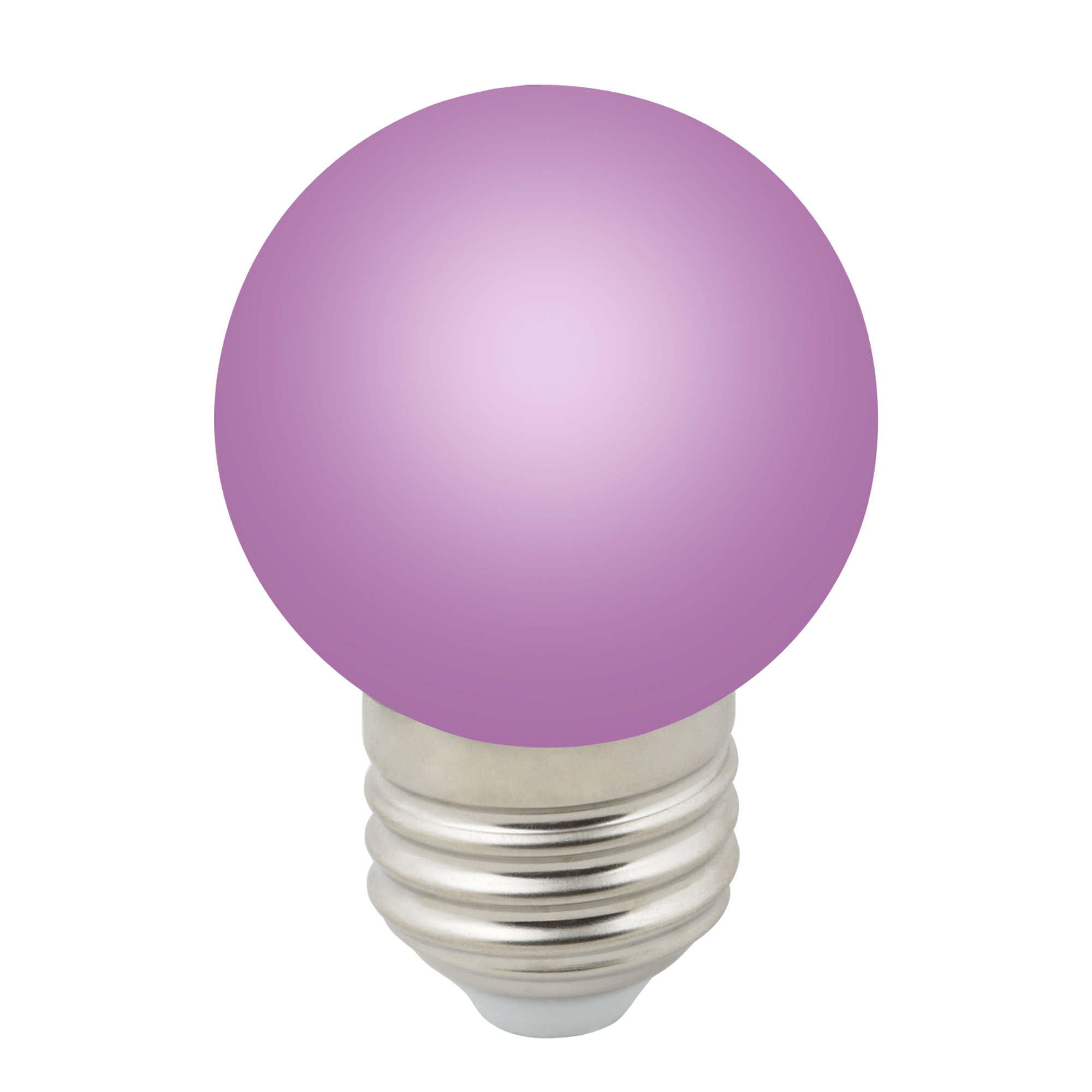 LED-G45-1W/PURPLE/E27/FR/С