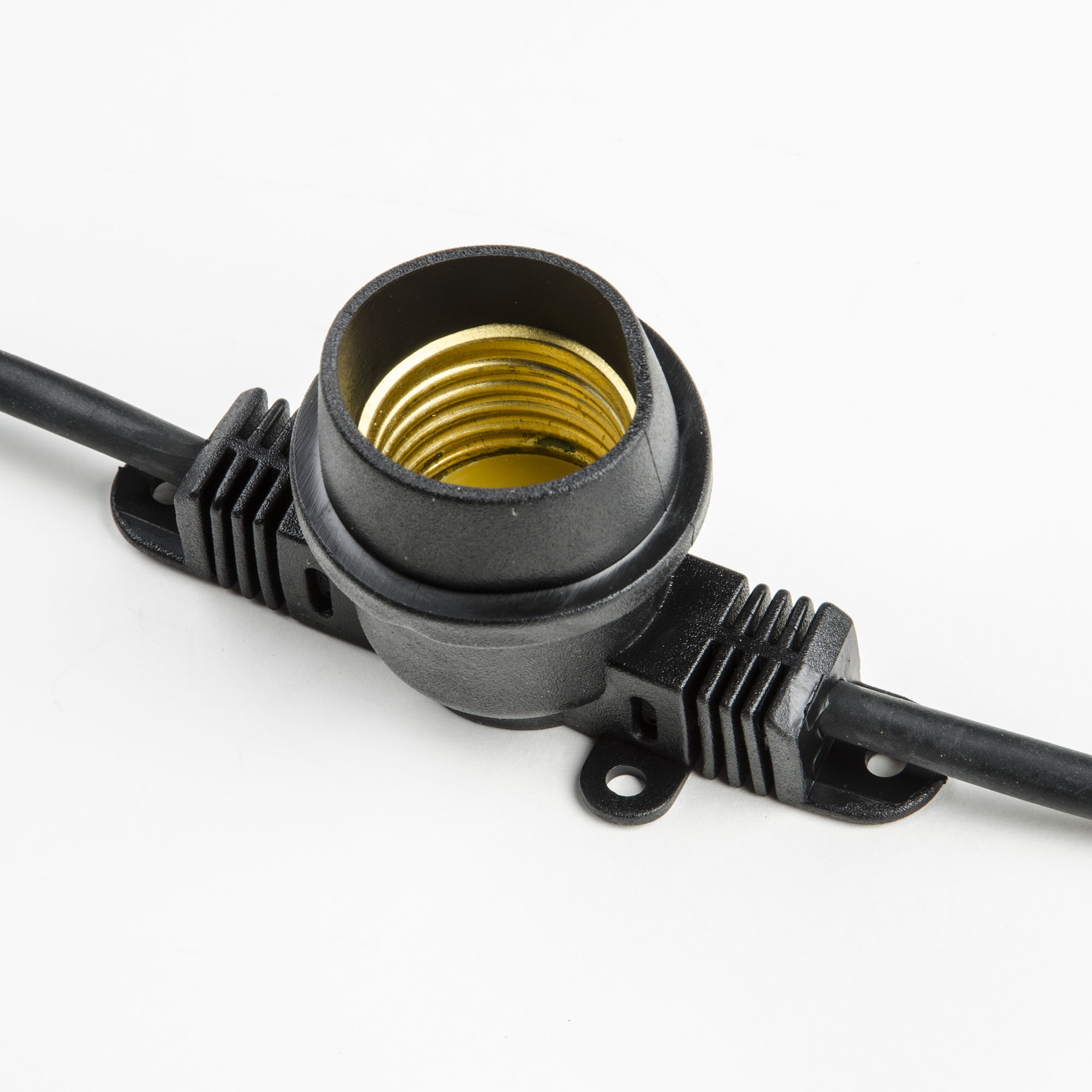 UDL-K110 40/E27/10M IP65 BLACK BELT-LIGHT
