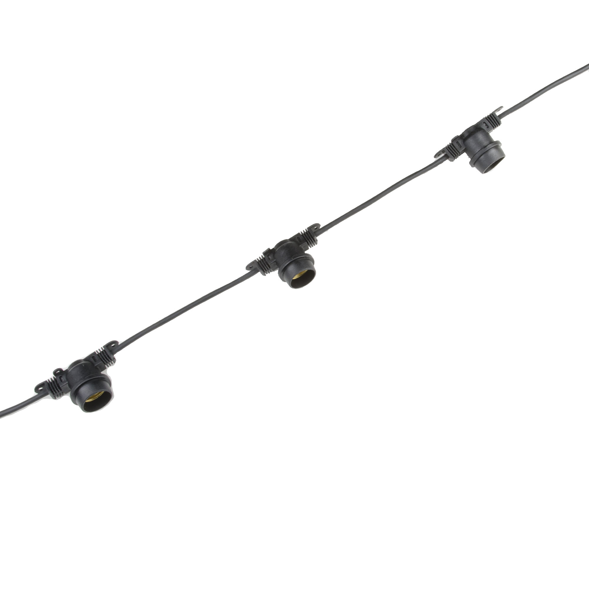 UDL-K111 80/E27/20M IP65 BLACK BELT-LIGHT